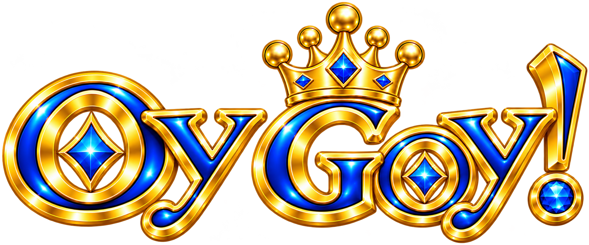 OY GOY! crowned gold-and-blue logo